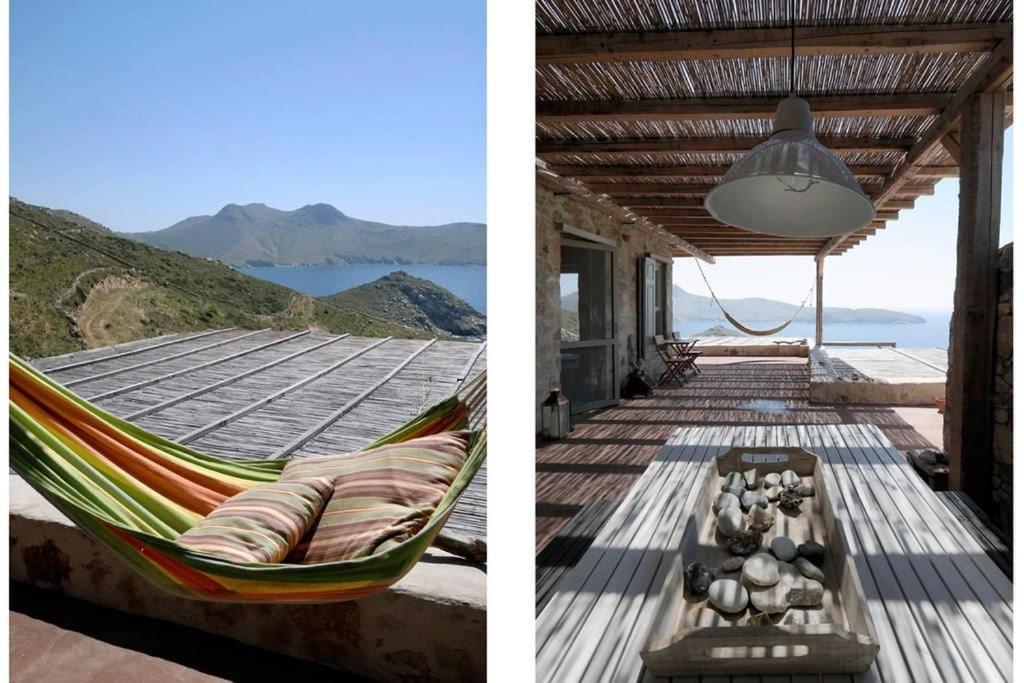 Snake House 180 Sea View - Serifians Residences Vayiá エクステリア 写真